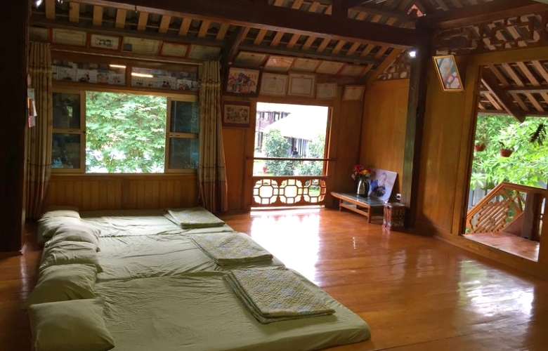 Nhà sàn cộng đồng tại Mai Châu Sky Resort